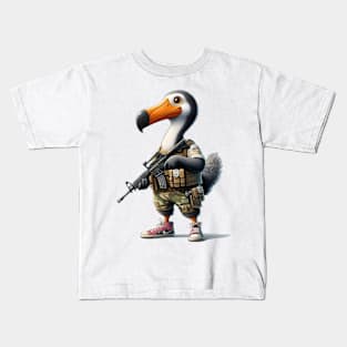 Tactical Dodo Bird Kids T-Shirt